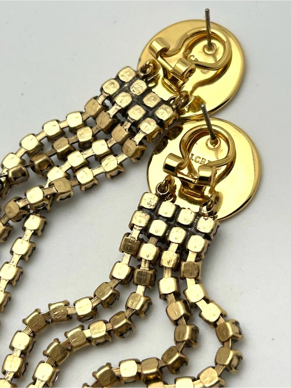 J. Crew Gold Disc Necklace